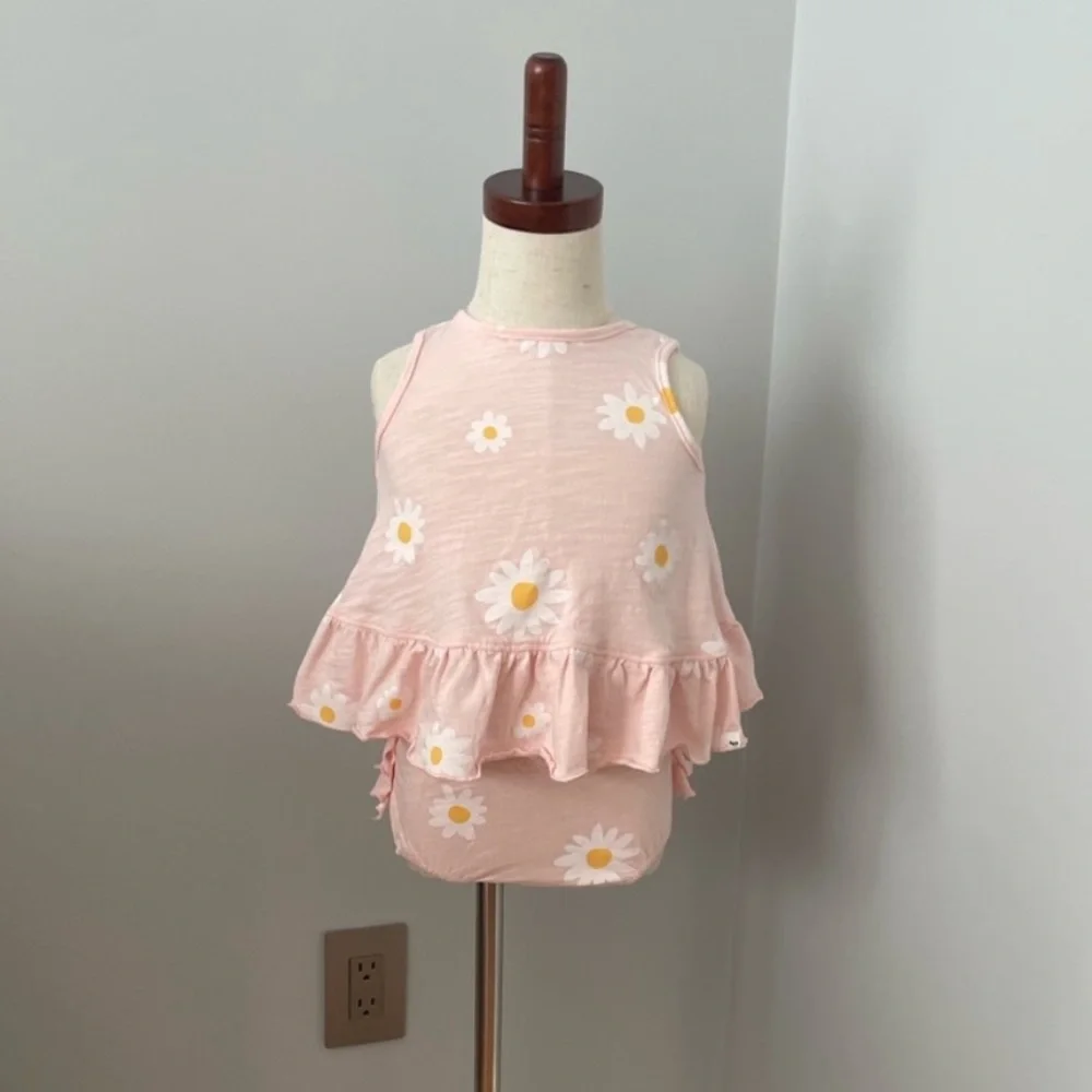 OH BABY DAISY TANK TOP AND COVER SET
